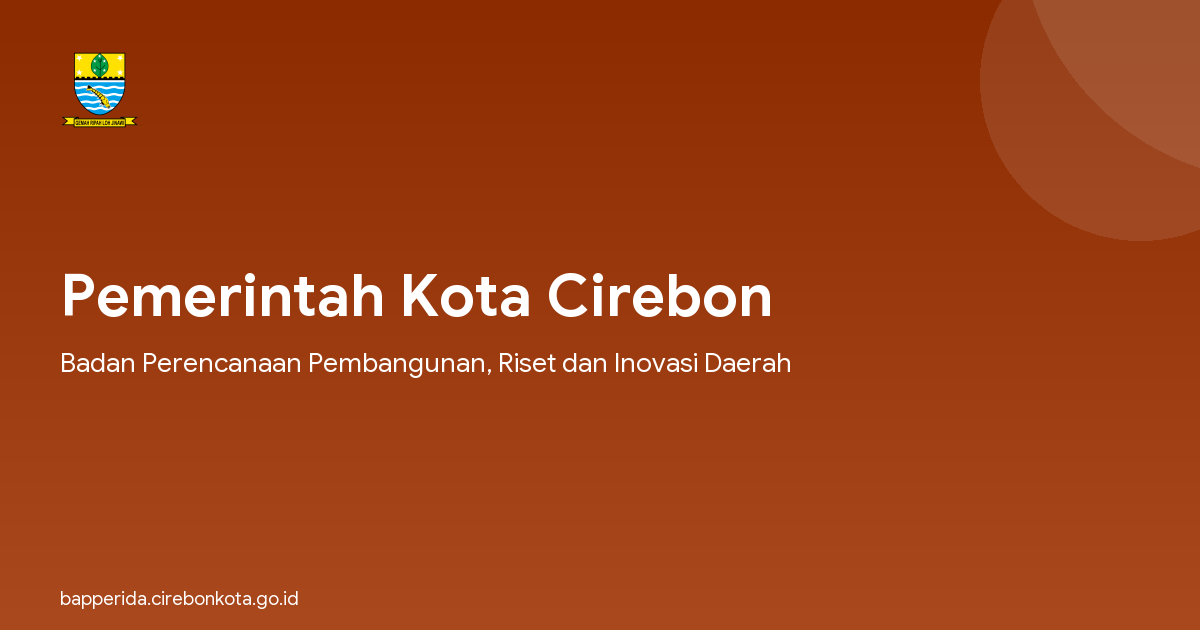 Musrenbang RKPD Kota Cirebon Tahun 2025 Proses Wujudkan Sinkronisasi dan Harmonisasi Pembangunan Daerah