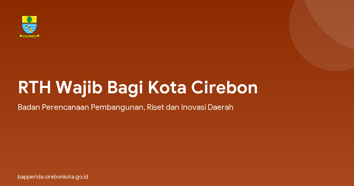 RTH Wajib Bagi Kota Cirebon