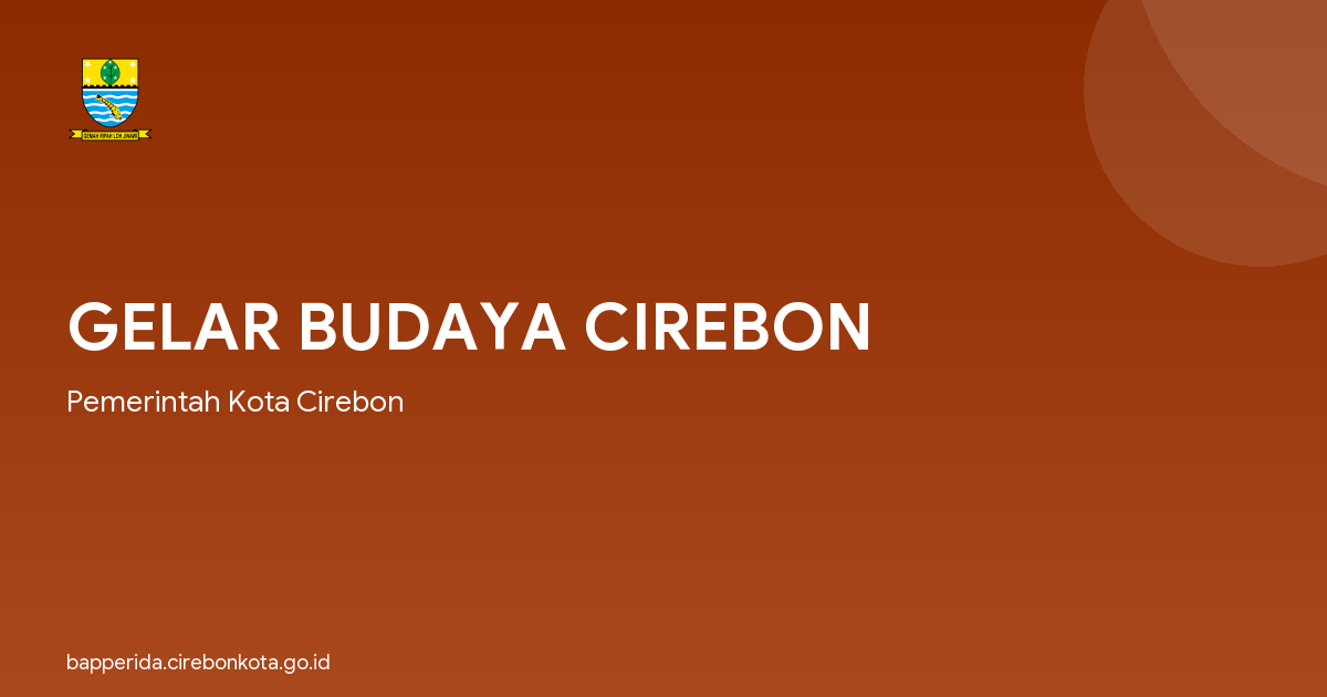 GELAR BUDAYA CIREBON