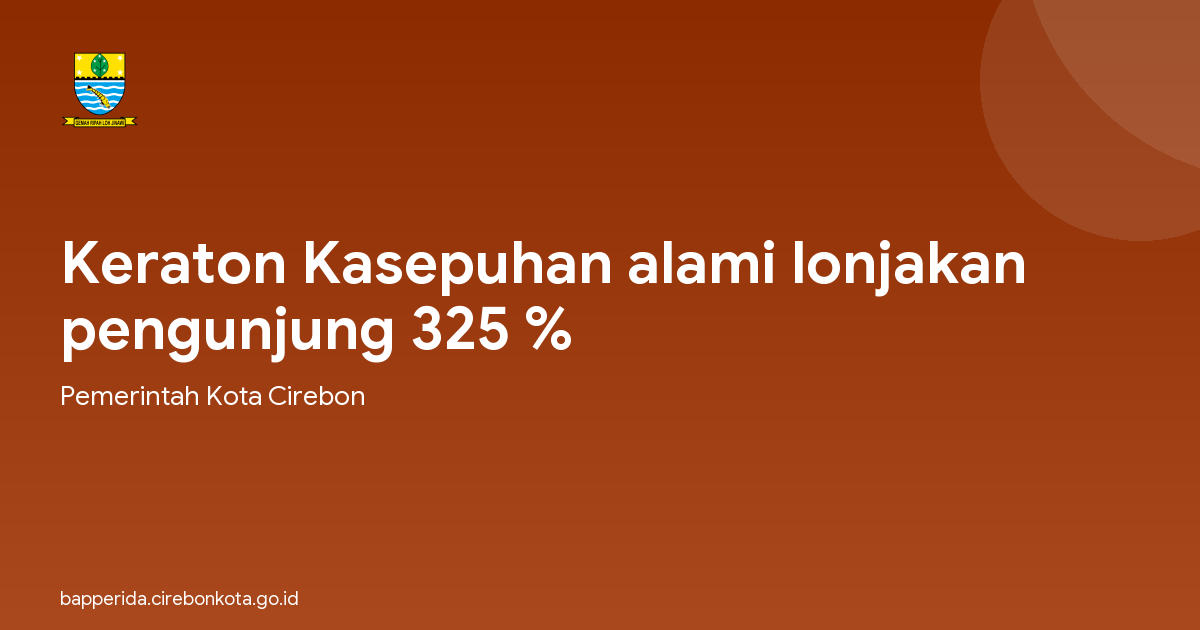 Keraton Kasepuhan alami lonjakan pengunjung 325 %