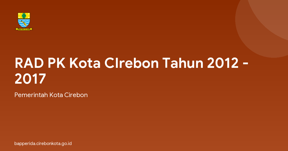 RAD PK Kota CIrebon Tahun 2012 - 2017
