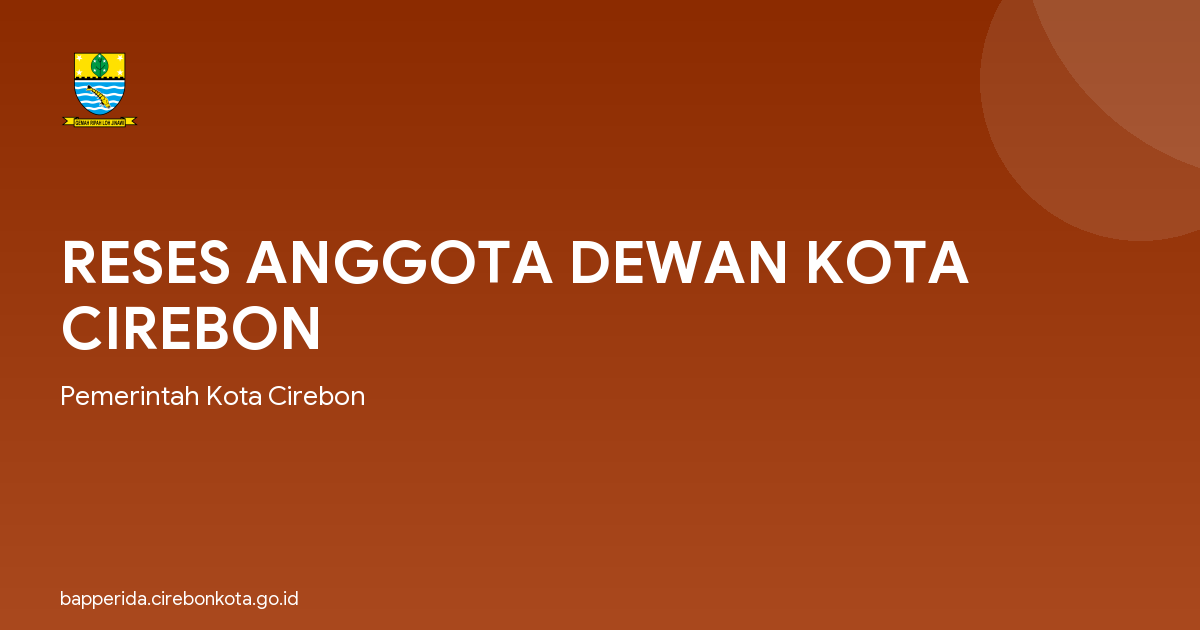 RESES ANGGOTA DEWAN KOTA CIREBON