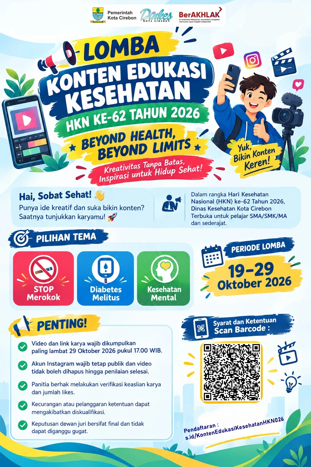 Lomba Konten Edukasi Kesehatan HKN KE-62 Tahun 2026